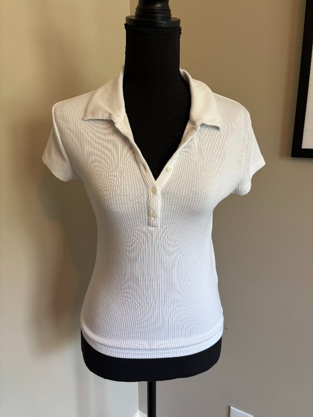 Pullover JCrew Ribbed Polo-M